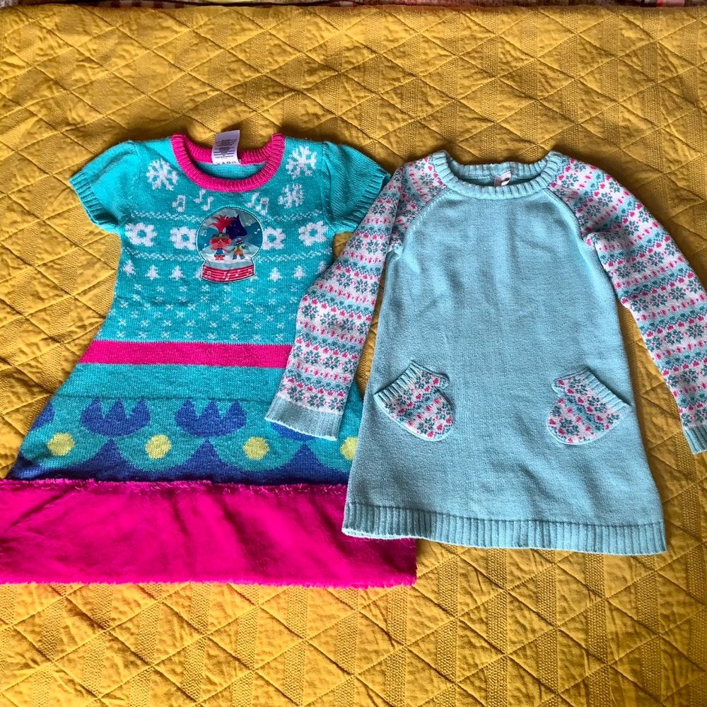 SALE! Two Knitted Cute Dresses